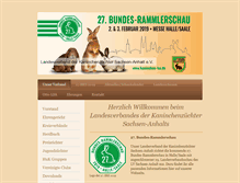 Tablet Screenshot of kaninchen-lsa.de